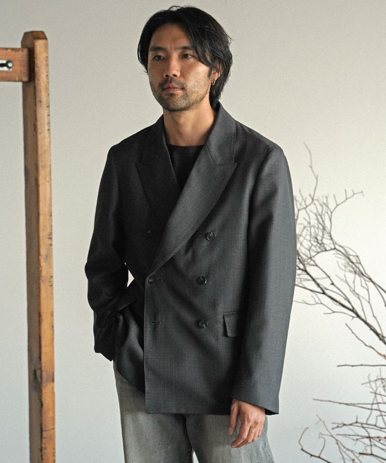 shiun ジャケットセットアップ　XS/S shiun(シウン) ONLINE STORE / DOUBLE BREASTED JACKET
