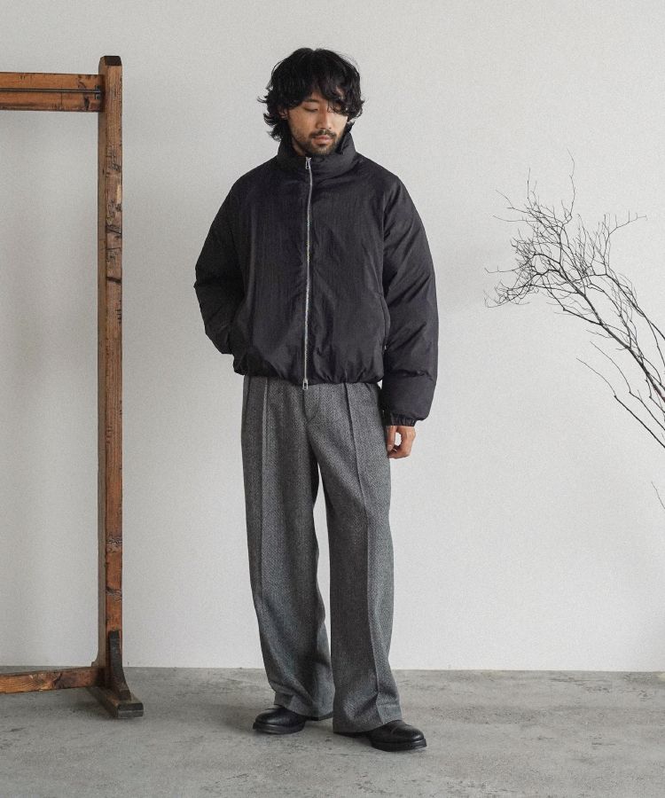 shiun(シウン) ONLINE STORE / NYLON SHORT PADDED BLOUSON
