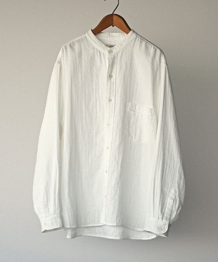 トップス shiun SLUB COTTON GAUZE SHIRT shiun(シウン) ONLINE STORE / SLUB COTTON GAUZE SHIRT