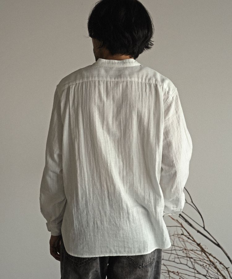 SLUB COTTON GAUZE SHIRT