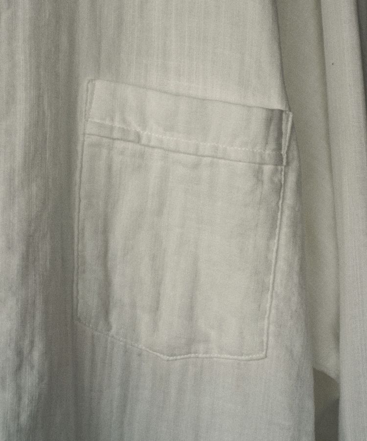 トップス shiun SLUB COTTON GAUZE SHIRT shiun(シウン) ONLINE STORE / SLUB COTTON GAUZE SHIRT