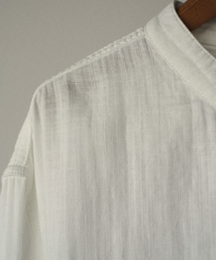 shiun(シウン) ONLINE STORE / SLUB COTTON GAUZE SHIRT