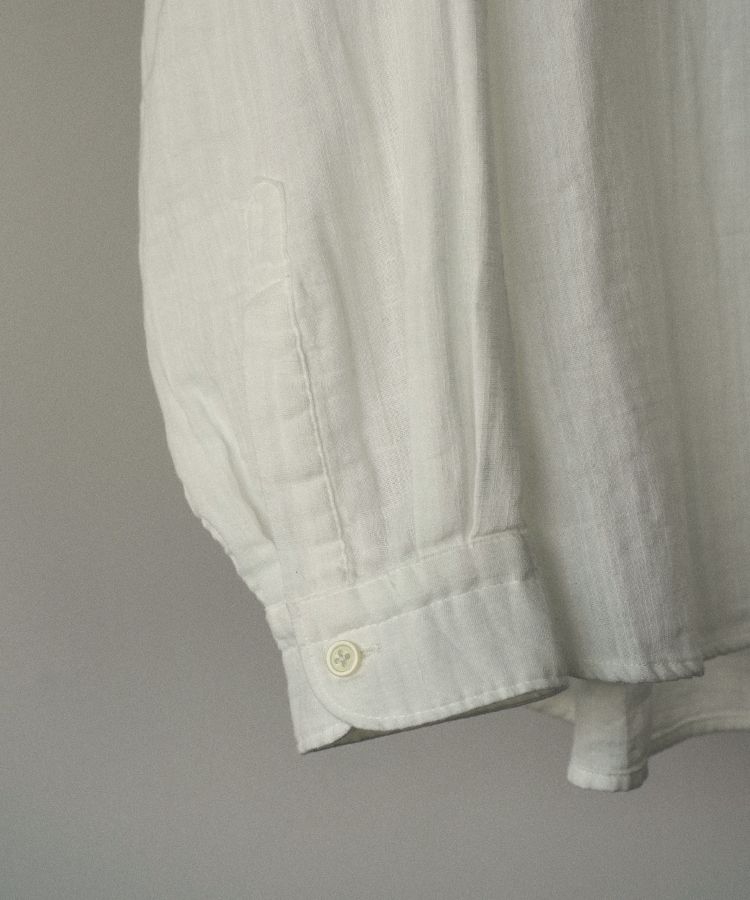 トップス shiun SLUB COTTON GAUZE SHIRT shiun(シウン) ONLINE STORE / SLUB COTTON GAUZE SHIRT
