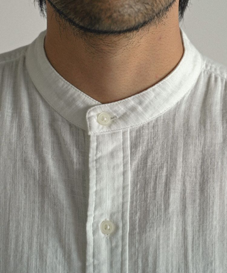 トップス shiun SLUB COTTON GAUZE SHIRT shiun(シウン) ONLINE STORE / SLUB COTTON GAUZE SHIRT
