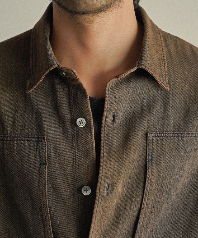 shiun C/L DENIM SHIRT xsサイズ(新品) shiun(シウン) ONLINE STORE / C/L DENIM SHIRT