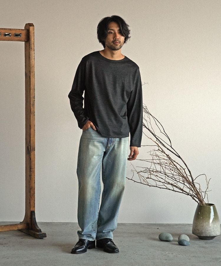 トップス shiun WOOL L/S TEE shiun(シウン) ONLINE STORE / WOOL L/S TEE
