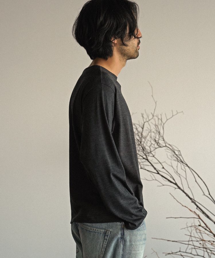 トップス shiun WOOL L/S TEE shiun(シウン) ONLINE STORE / WOOL L/S TEE