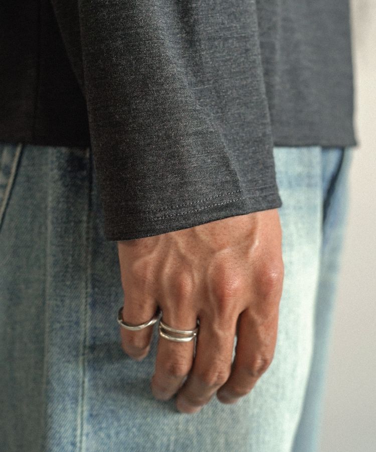 shiun WOOL L/S TEE サイズS shiun(シウン) ONLINE STORE / WOOL L/S TEE