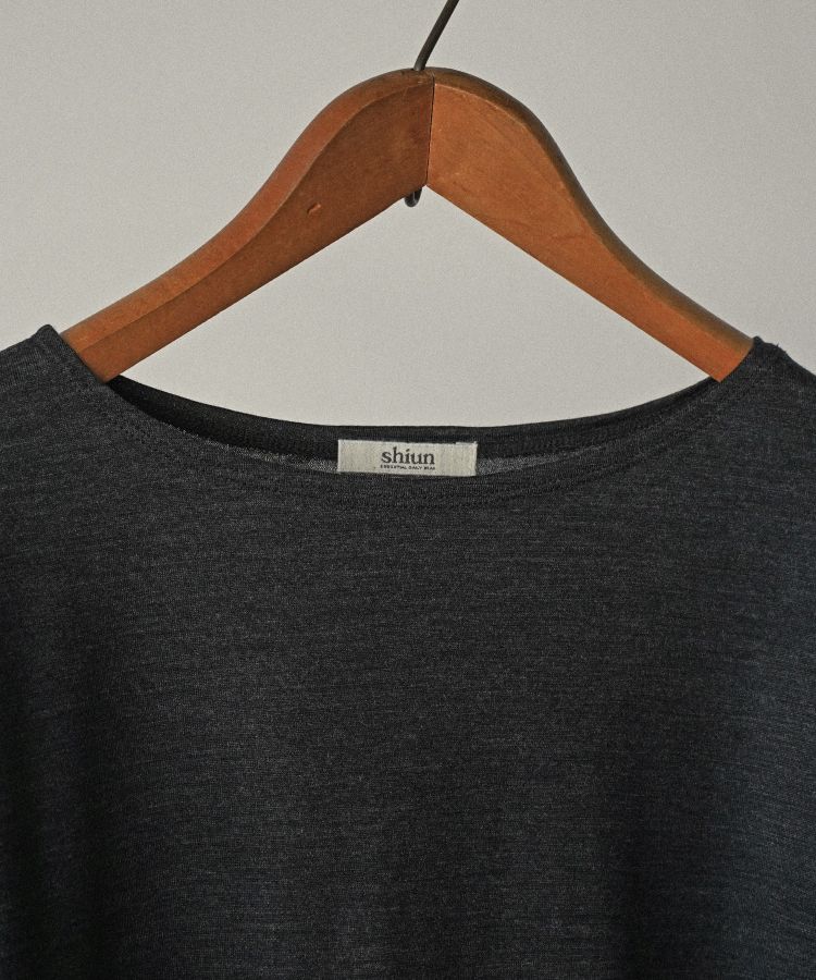 トップス shiun WOOL L/S TEE shiun(シウン) ONLINE STORE / WOOL L/S TEE