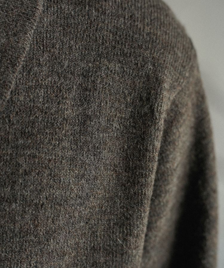 shiun(シウン) ONLINE STORE / WOOL ALPACA KNIT SHIRT