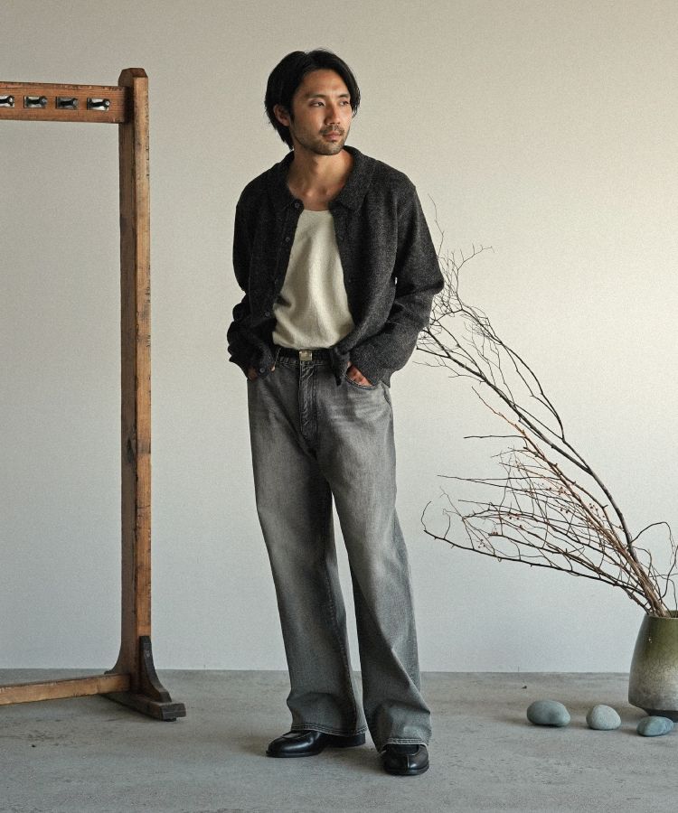 shiun(シウン) ONLINE STORE / WOOL ALPACA KNIT SHIRT