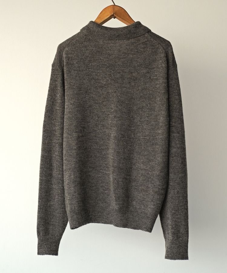 shiun(シウン) ONLINE STORE / WOOL ALPACA KNIT SHIRT