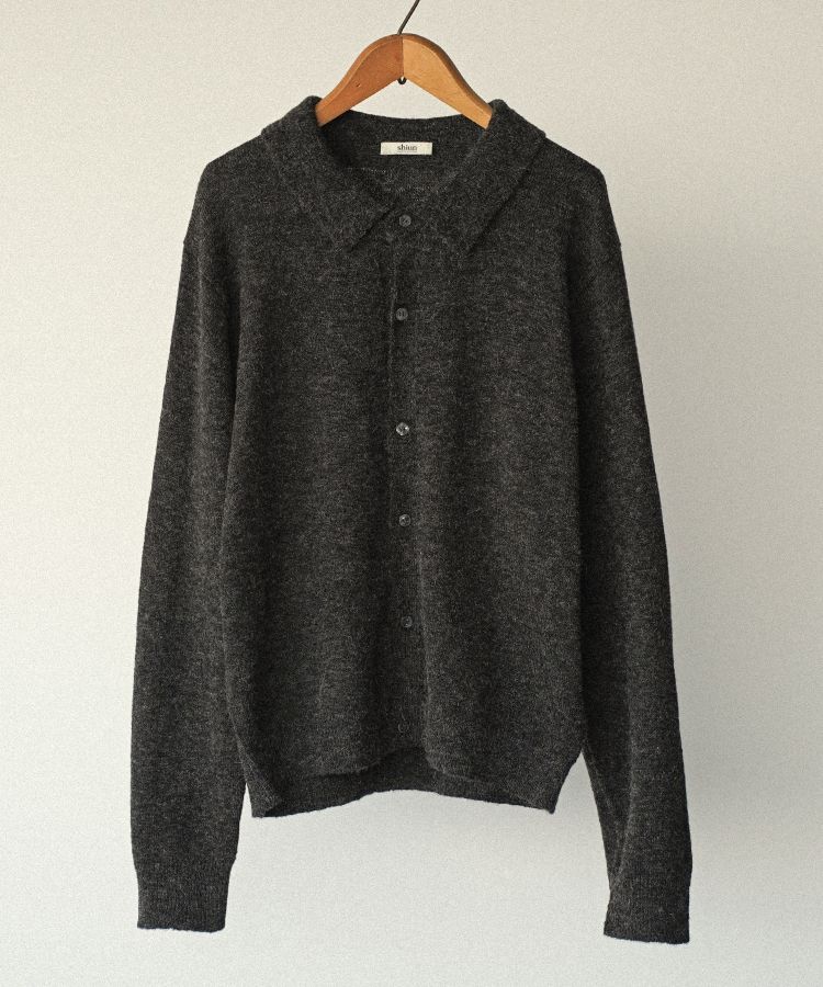 shiun(シウン) ONLINE STORE / WOOL ALPACA KNIT SHIRT