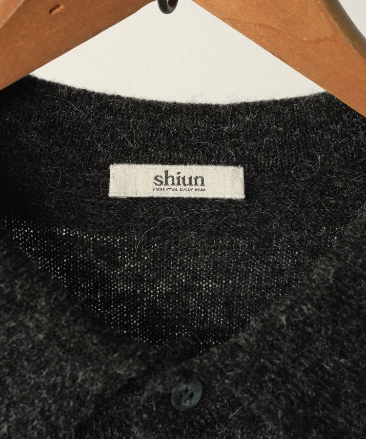 WOOL ALPACA KNIT SHIRT