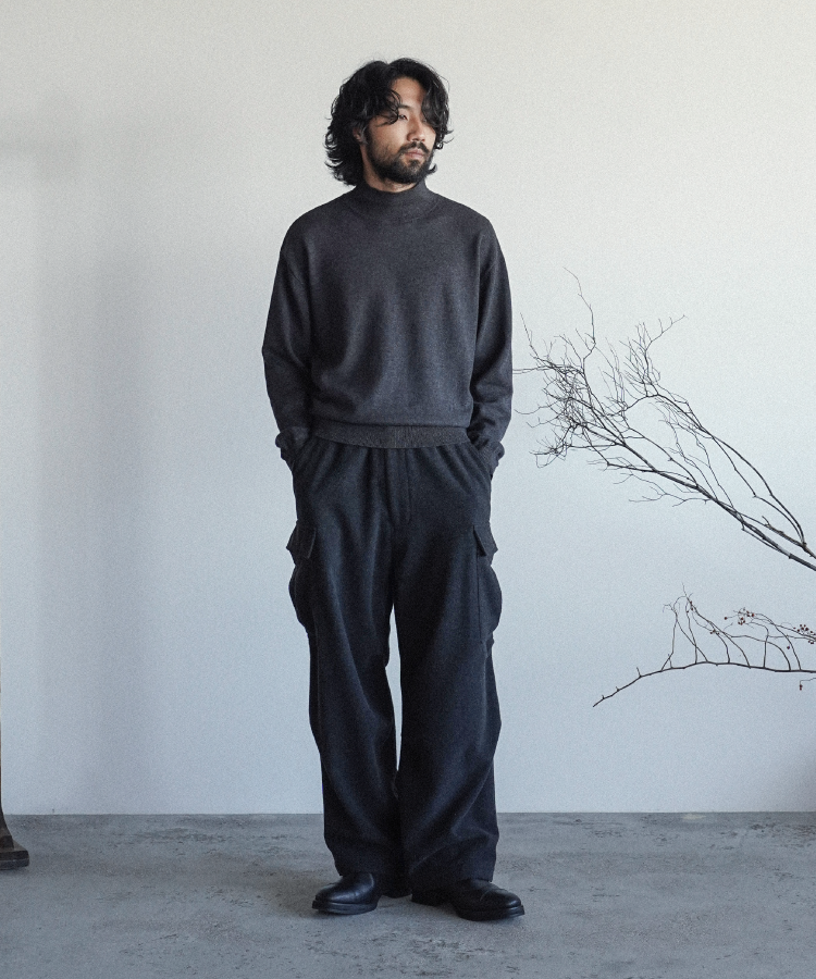 トップス shiun C/Ca TURTLE NECK KNIT shiun(シウン) ONLINE STORE / C/Ca TURTLE NECK KNIT