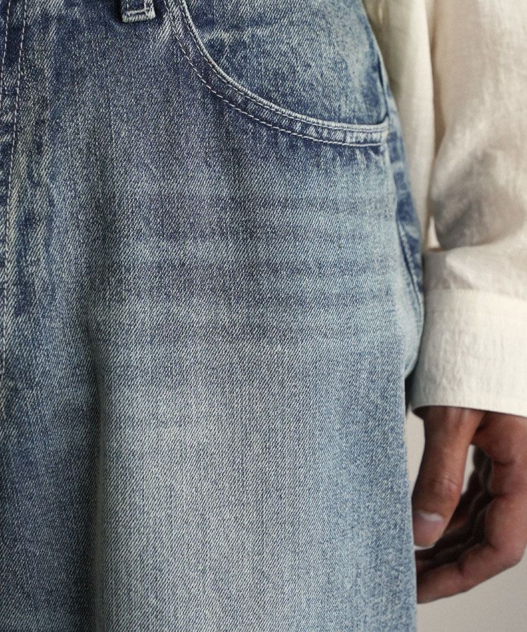 shiun(シウン) ONLINE STORE / FLARE SLUB DENIM PANTS