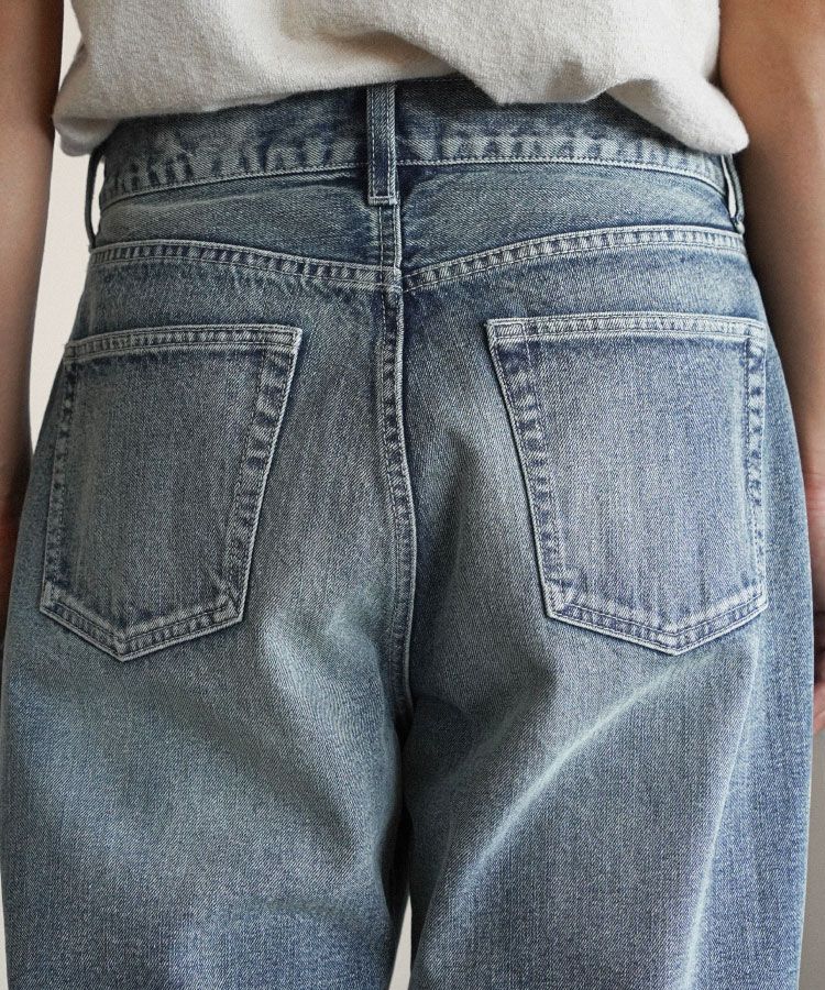 FLARE SLUB DENIM PANTS