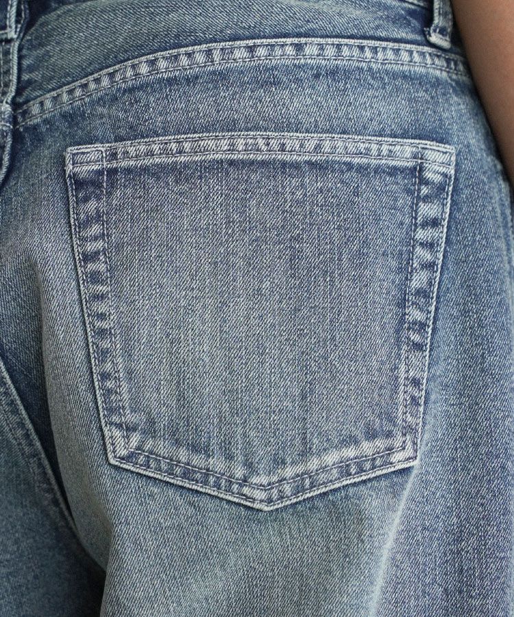 FLARE SLUB DENIM PANTS