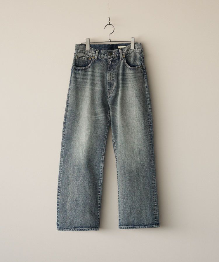 shiun(シウン) ONLINE STORE / FLARE SLUB DENIM PANTS