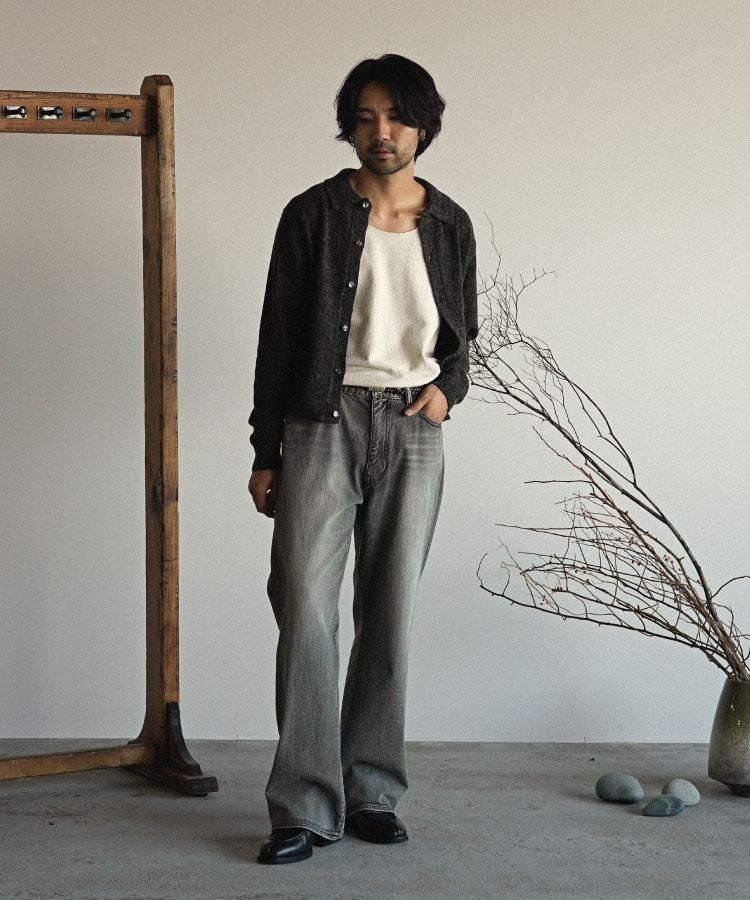 Shiun FLARE SLUB DENIM PANTS Mサイズ shiun(シウン) ONLINE STORE / FLARE SLUB DENIM PANTS