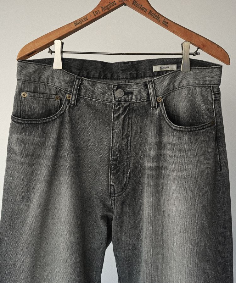 shiun(シウン) ONLINE STORE / FLARE SLUB DENIM PANTS