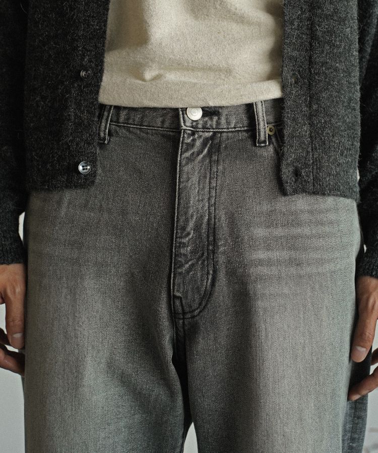 shiun(シウン) ONLINE STORE / FLARE SLUB DENIM PANTS