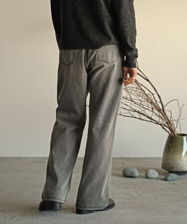 パンツ FLARE SLUB DENIM PANTS shiun(シウン) ONLINE STORE / FLARE SLUB DENIM PANTS