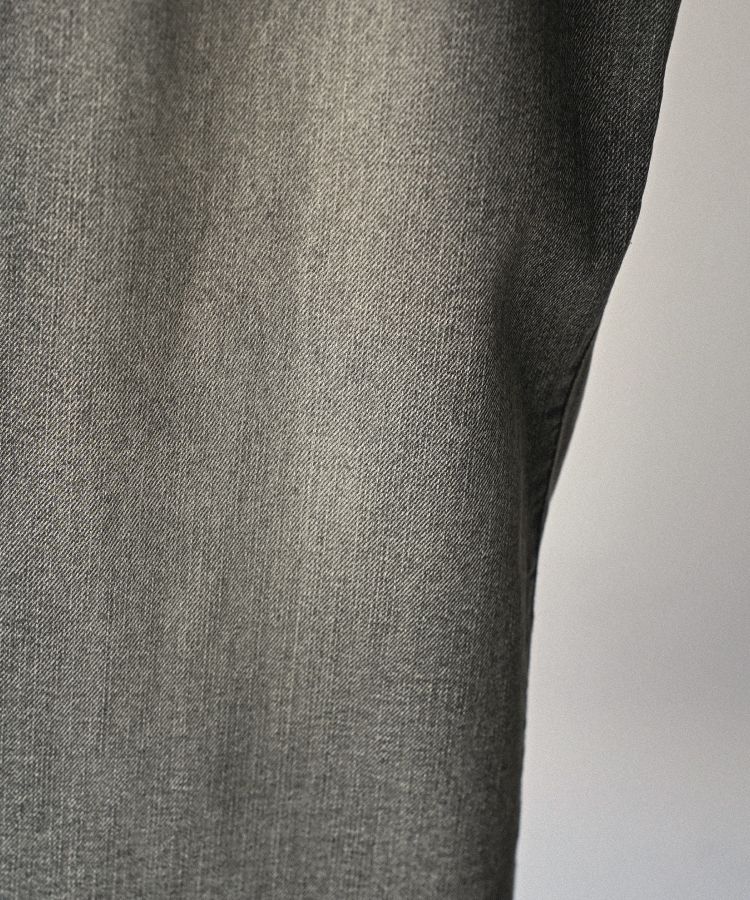 FLARE SLUB DENIM PANTS