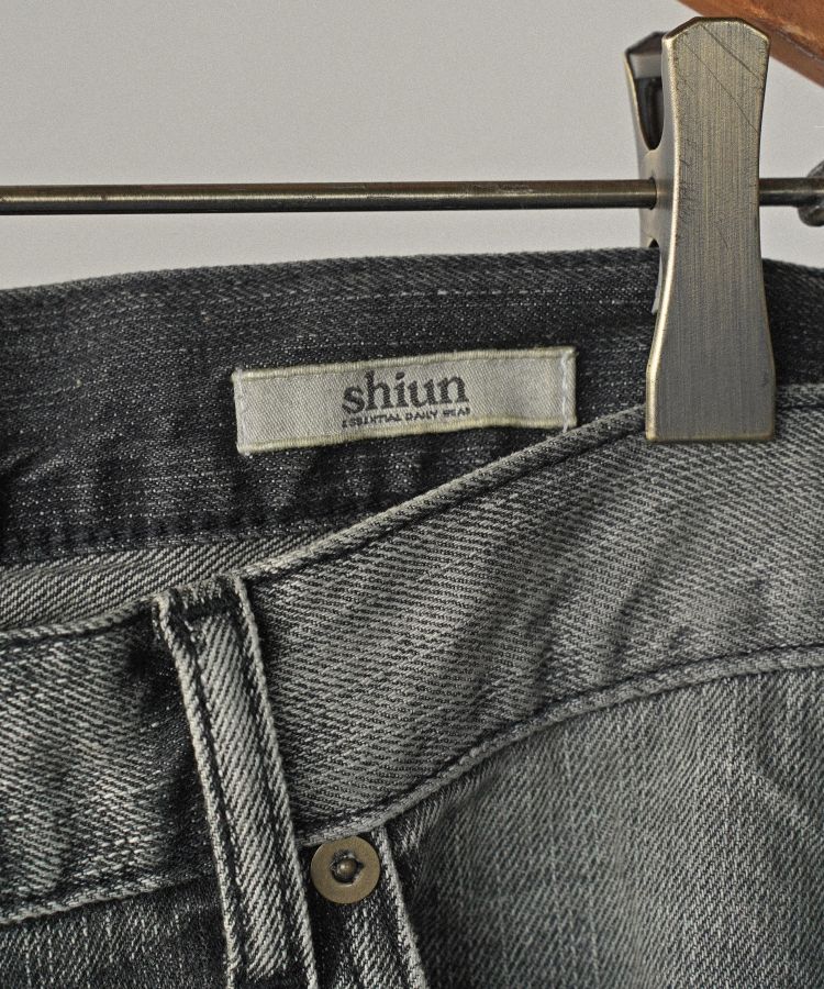 shiun(シウン) ONLINE STORE / FLARE SLUB DENIM PANTS
