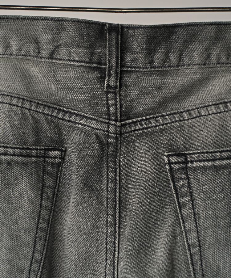 FLARE SLUB DENIM PANTS