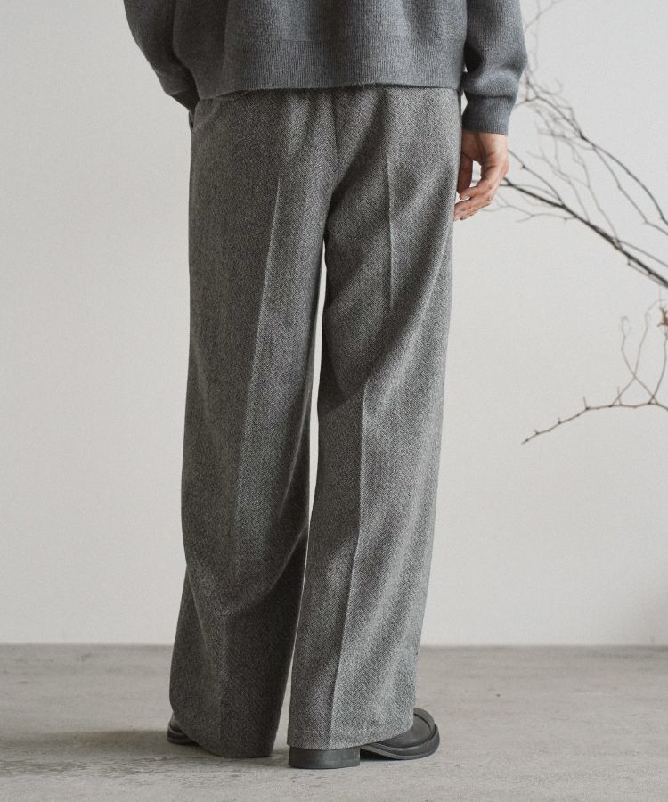 shiun(シウン) ONLINE STORE / TWEED STRAIGHT TROUSERS
