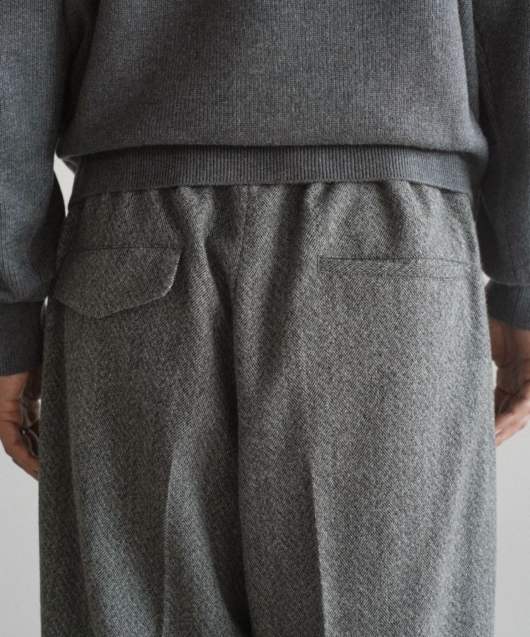 shiun(シウン) ONLINE STORE / TWEED STRAIGHT TROUSERS