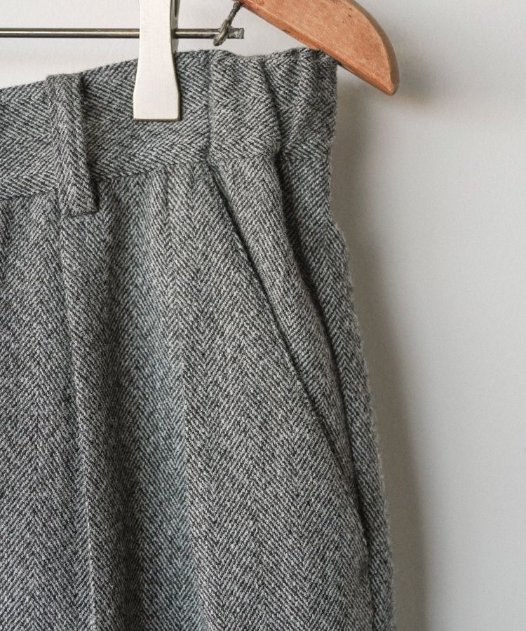 shiun(シウン) ONLINE STORE / TWEED STRAIGHT TROUSERS