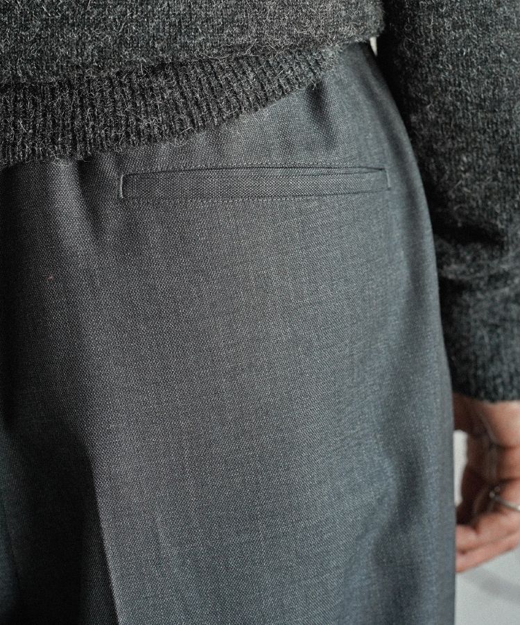 【Shiun 】STRAIGHT TUCK TROUSERS 【Sサイズ】 shiun(シウン) ONLINE STORE / STRAIGHT TUCK TROUSERS