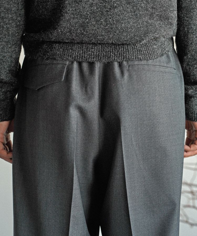 shiun(シウン) ONLINE STORE / STRAIGHT TUCK TROUSERS