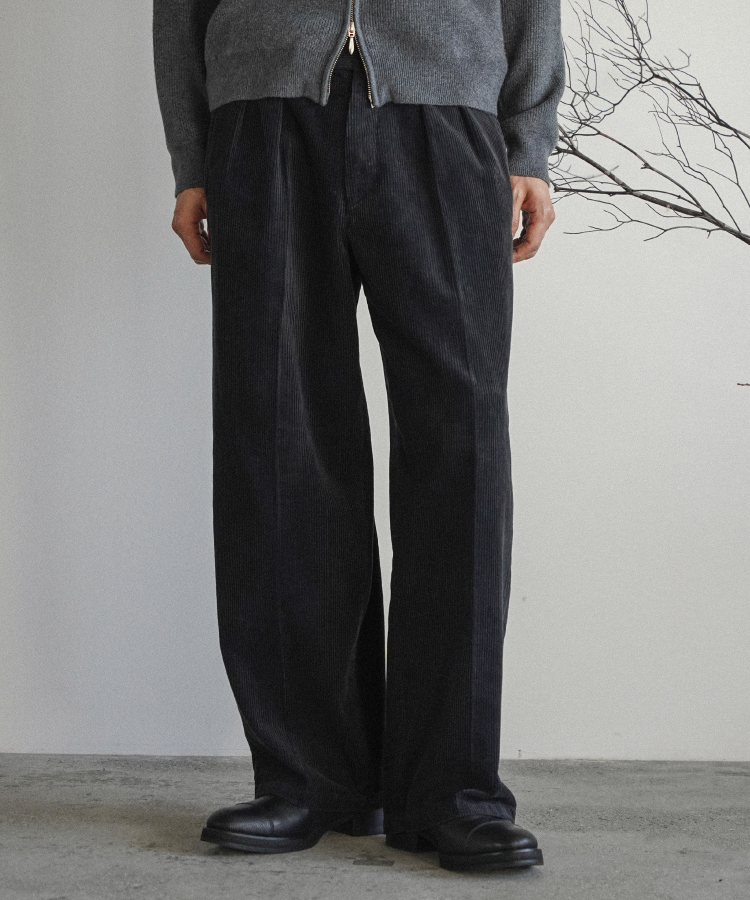 AGED CORDUROY TROUSERS shiun XSサイズ shiun(シウン) ONLINE STORE / AGED CORDUROY TROUSERS