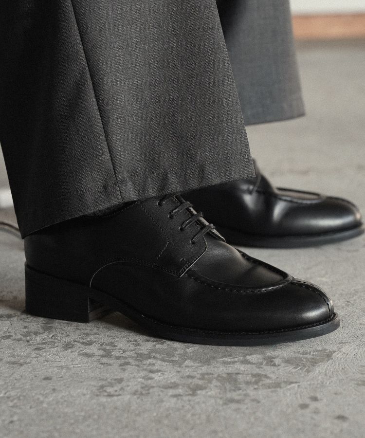 shiun COW LEATHER U-TIP DERBY サイズ37 shiun(シウン) ONLINE STORE / COW LEATHER U-TIP DERBY