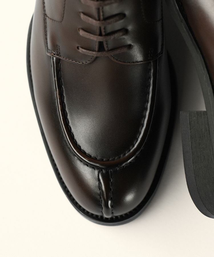 shiun(シウン) ONLINE STORE / COW LEATHER U-TIP DERBY(+6cm)