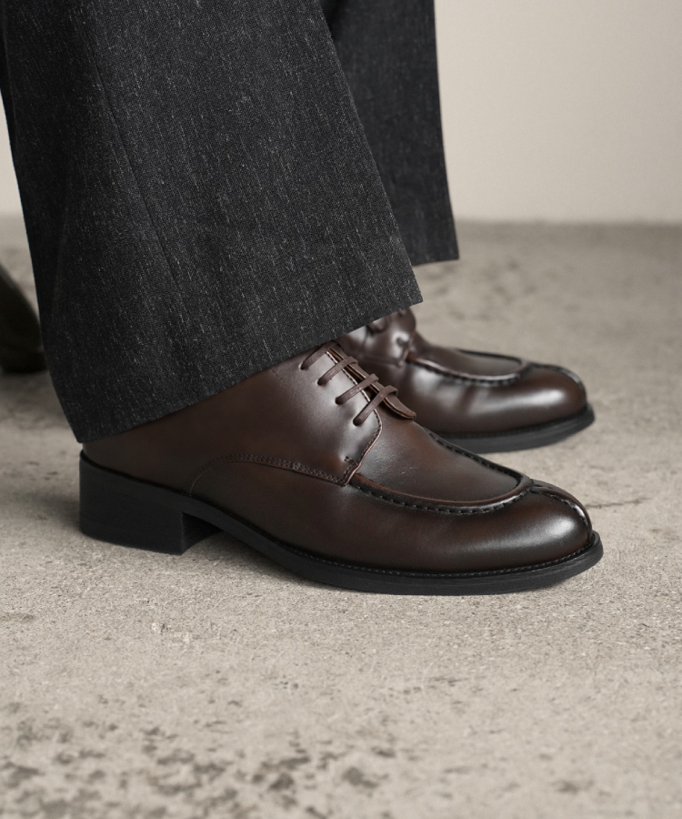 shiun(シウン) ONLINE STORE / COW LEATHER U-TIP DERBY(+6cm) shiun(シウン) ONLINE STORE / COW LEATHER U-TIP DERBY(+6cm)