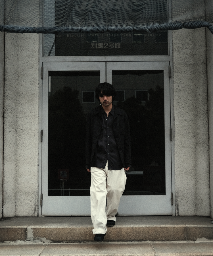 shiun(シウン) ONLINE STORE / LINEN OPEN COLLAR JACKET
