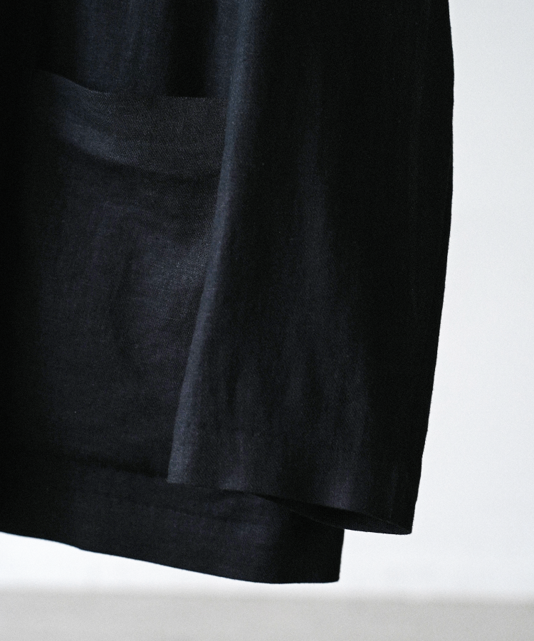 【shiun】 LINEN OPEN COLLAR JACKET & PANTS shiun(シウン) ONLINE STORE / LINEN OPEN COLLAR JACKET