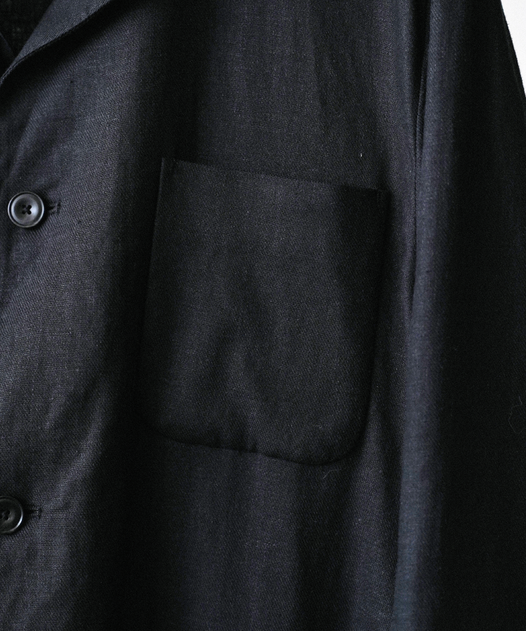 shiun(シウン) ONLINE STORE / LINEN OPEN COLLAR JACKET