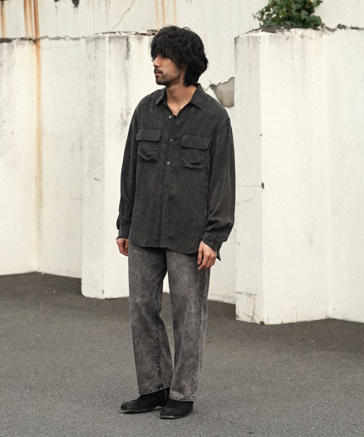 トップス Shiun CUPRO FIBRIL UTILITY SHIRT shiun(シウン) ONLINE STORE / CUPRO FIBRIL UTILITY SHIRT