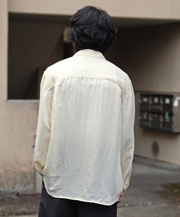 shiun(シウン) ONLINE STORE / CUPRO FIBRIL UTILITY SHIRT
