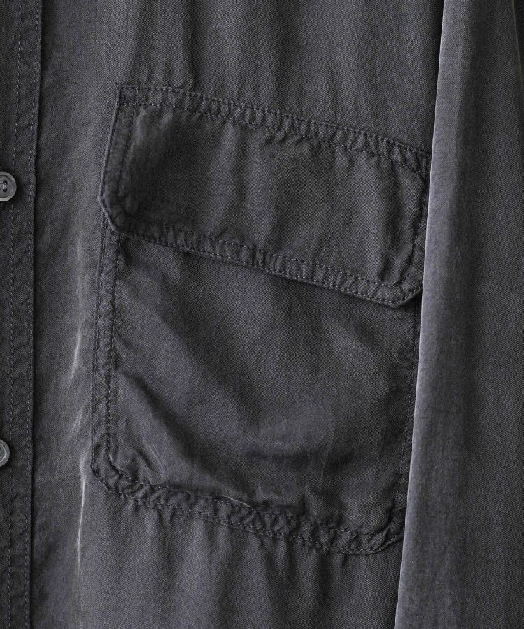 トップス Shiun CUPRO FIBRIL UTILITY SHIRT shiun(シウン) ONLINE STORE / CUPRO FIBRIL UTILITY SHIRT