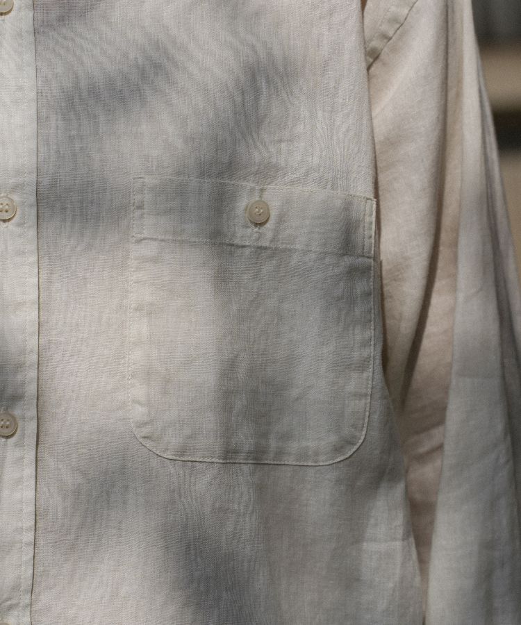 shiun(シウン) ONLINE STORE / LINEN SHEER L/S SHIRTS