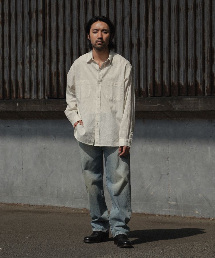 shiun(シウン) ONLINE STORE / LINEN SHEER L/S SHIRTS