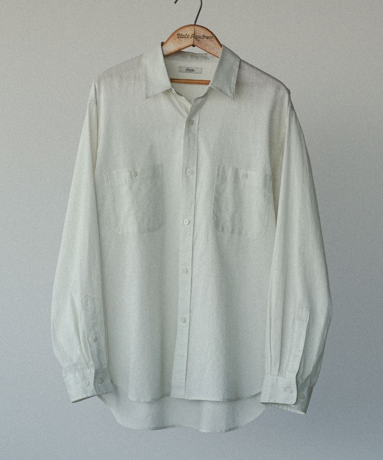 shiun(シウン) ONLINE STORE / LINEN SHEER L/S SHIRTS