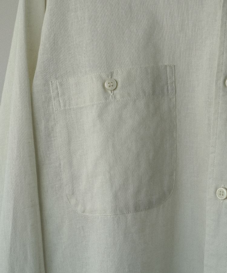 shiun(シウン) ONLINE STORE / LINEN SHEER L/S SHIRTS
