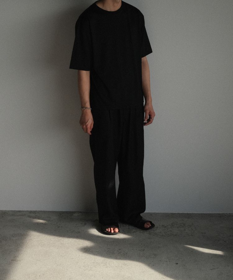 WOOL CREW NECK TEE